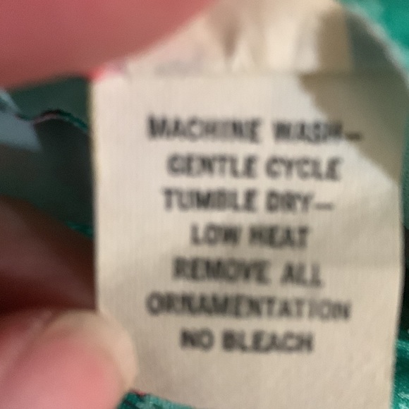 Vintage green and pink flare collar 70s dress. Size 12 perfect condition - Picture 10 of 10